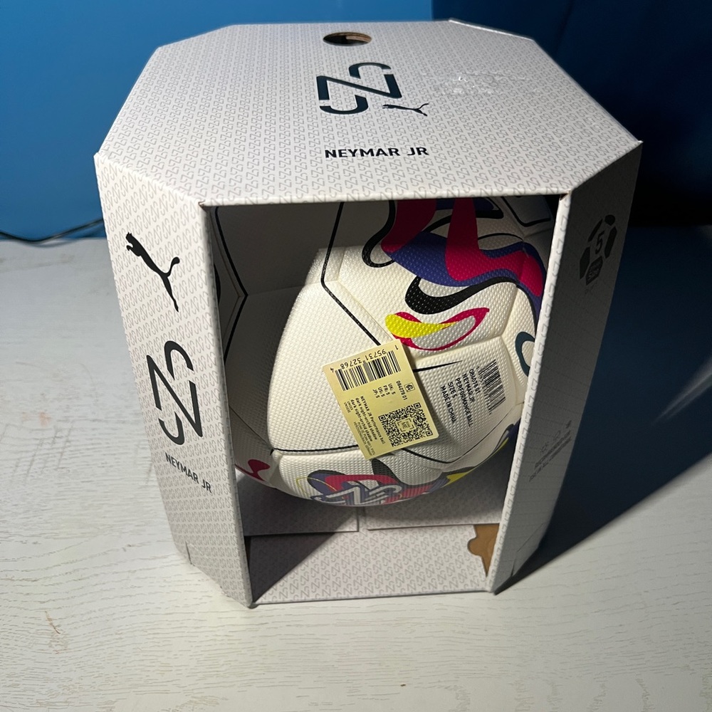 Puma Neymar Jr. Ball with Red and Blue Accents - Picture 4 of 4
